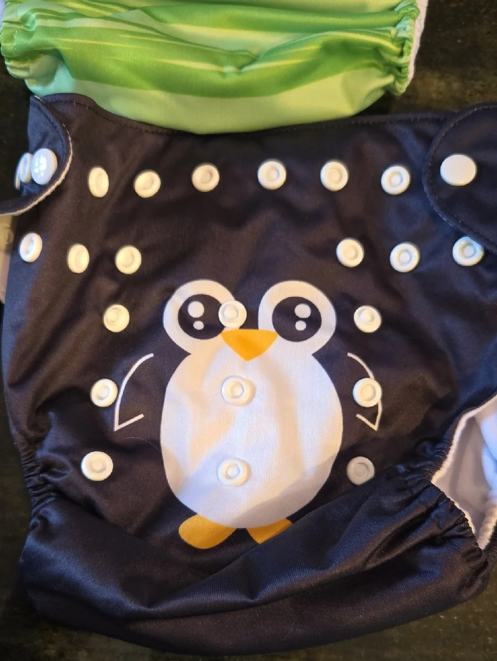 AlvabaReusable Kids Swim Diaper - Turtle, Green Stripe, Tribal & Penguin Designs